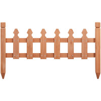 Yaheetech 21.7'' H x 35.5'' W Garden Picket Fence Fencing Border (Set of 5) New In Box $99