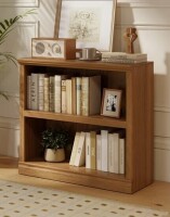 Ebern Designs 2 Tiers 30" Bookcase, Home Office Storage Floor Standing Bookshelf with Adjustable Shelf New In Box $299