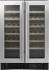 Insignia - Dual Zone Wine and Beverage Cooler with Glass Doors - Stainless Steel $999