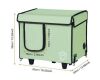 VEVOR Elevated Heated Cat House, Cuboid Kitty Shelter with Adjustable Temperature and Timer, 900D Oxford Cloth Foldable Cat Shelter with Heated Pad for Winter to Stay Warm and Cozy, Green (Medium) New In Box $199 - 2