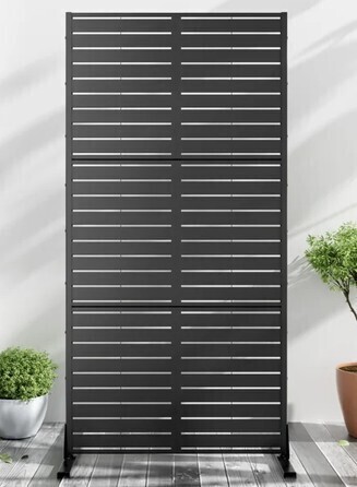 Doevelina Metal Privacy Screen Fence Panel New in Box $399