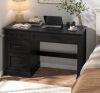 Gracie Oak Farmhouse 47" Executive Desk With File Drawer, Wood Computer Desk With 5 Storage Drawers New in Box $399