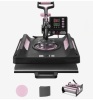 VEVOR Heat Press Machine, 15 x 15 inch, 8 in 1 Heat Transfer Machine with 30 oz Tumbler Press, 360&deg; Swing Away Digital T-Shirt Pressing Machine, Teflon Coating, for T-Shirts/Mugs/Hats/Plates, Black New in Box $399