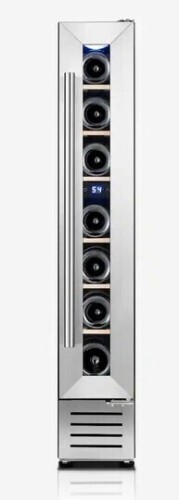 Yeego Wine Cooler Refrigerator - 7 Bottle Wine Fridge with Glass Door Wine Cellar, Adjustable Shelves, 40-65&deg;F Temperature Control, Built-In/Freestanding/Under Counter Compressor for Home Bar Kitchen, New in Box $999