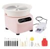 VEVOR Pottery Wheel, 10 inch Pottery Forming Machine, 350W Electric Wheel for Pottery with Foot Pedal and LCD Touch Screen, Direct Drive Ceramic Wheel with Shaping Tools for DIY Art Craft, Pink New in Box $299