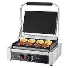 VEVOR Commercial Panini Grill, 1800W Electric Sandwich Panini Maker, Stainless Steel Sandwich Press Grill, Panini Grill with Temp Control & 9"x9" Flat Enamel Plate, for Hamburger Steak Bacon New in Box Factory sealed $299