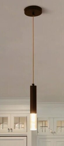 Wrought Studio&trade; Idske 1 - Light Modern Minimalist Single Cluster Cylinder Integrated LED Pendant for Contemporary Bedrooms Kitchen Islands Modern Hallways New In Box $299