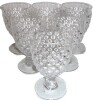 TarHong Abode Homewares Hobnail 17 oz Durable Acrylic Wine Glasses, Shatter-Resistant and Dishwasher-Safe Indoor/Outdoor Drinkware, Glass for Wine, Sangria, and Spritzers - Clear - Set of 6 New In Box $99 - 2
