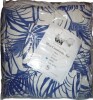 Victor Mill King Size 3-Piece Martinique Royal Blue Palm Leaves Comforter Mini Set New In Box $299 - 2