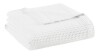 Beautyrest Full/Queen Waffle Weave Cotton Blanket White: Year-Round Comfort, Machine Washable, No Fill $99