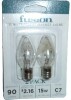 Fusion 2pk 15W Light Bulbs for Wax Warmers New In Box - 2