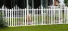 Elevens 40"H x 80"W Garden Fence Outdoor Fence Panel, Decorative Vinyl Picket Fence No Dig Fence, Fencing for Yard Patio (White) $199