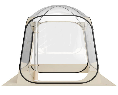 VEVOR Pop up Sports Tent, 72x72 in Clear Bubble Tent for 2-4 Persons, Waterproof Outdoor Pod with Floor Mat & Top Cover, Garden Igloo Dome Tents Camping Shelter for Events Fishing Cheering New In Box $299