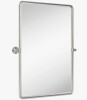 Red Barrel Studio&reg; Woodvale Metal Framed Beveled Pivoting 24" x 36" Wall Mirror New In Box $299