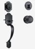 VEVOR Front Door Lock Set 1-3/8 to 1-3/4-IN Brushed Oil Rubbed Bronze Interior or Exterior Single-Cylinder Deadbolt and Keyed Entry Door Handleset New In Box $99