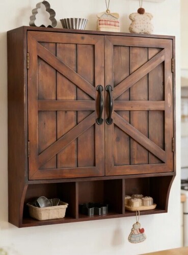 August Grove&reg; Wall Storage Cabinet New In Box $199