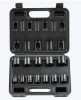 VEVOR 3/8-IN Drive Impact Socket Set 12 Piece Shallow Socket Set SAE 5/16-IN-1-IN 6 Point Cr-Mo Alloy Steel for Auto Repair Easy-to-Read Size Markings Rugged Construction Includes Storage Case New In Box $89