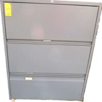 Haworth 3 drawer file cabinet asst