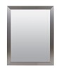 Zenna Professional 29.75-in W x 35.75-in H Rectangle Brushed Nickel Framed Framed Wall Mirror New In Box $299