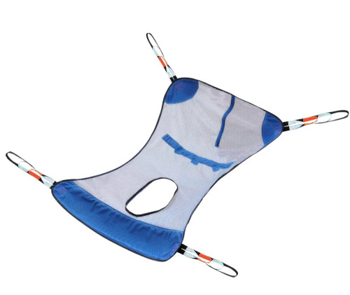VEVOR Full Body Patient Lift Sling with Commode Opening, Patient Lift Medical Sling for Safe Bathing & Toileting, Polyester Patient Aid Commode Sling for Elderly, Bariatric Disabled Bedridden, 400LBS New In Box $79