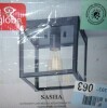 Globe Electric Switch Incandescent/LED Matte Black Dimmable Outdoor Light Fixture Hardwired New Shelf Pull $199 - 2
