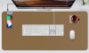 Bey-Berk Premuim Leather Wireless Charging Desk Pad 35 x 16.5 Inch, Brown New In Box $79