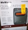 WeWarm Electric 6 Element Infrared Space Heater Black Plastic On Working $199 - 2