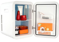 Vevor Mini Fridge for Bedroom, 20L Skincare Fridge with Touch Screen Temper Control, Outage Memory Small Beverage Refrigerator for Makeup Drink Food, AC/DC Cooler Heater for Office Dorm Car, Black New In Box $299