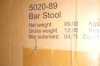 Home Styles Monarch Distressed antique white/Oak 24.0-Inches H Counter height Wood Bar Stool New In Box $299 - 2
