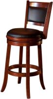 Boraam 49829 Augusta Swivel Stool, 29-Inch, Cherry New In Box $299