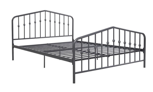 Novogratz Full Metal Bed, Grey New In Box $299
