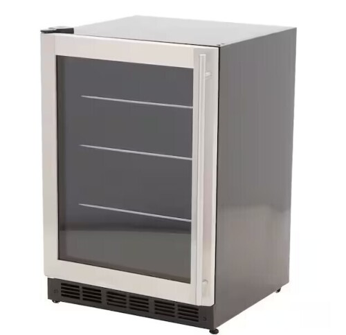 Magic Chef 178 Can (12 oz.) 5.8 cu. ft. Beverage Cooler, Stainless Door $499