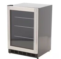 Magic Chef 178 Can (12 oz.) 5.8 cu. ft. Beverage Cooler, Stainless Door $499