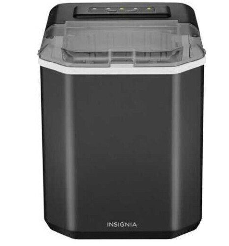 Insignia&trade; - 16 lb. Portable Icemaker with Ice Scoop and Scoop Holder - Black $299