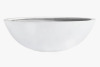 Kute Nest Indoor/Outdoor Large Fiberstone Rondo Bowl Planter D22" (Santorini White) New In Box $299