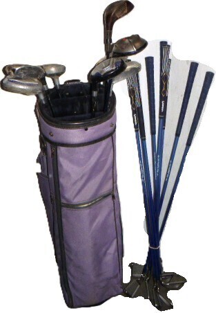 Cougar Rhythm 8-Piece Golf Clubs Set / Ram 8-Piece Golf Club Set with Golf Bag Assorted