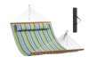 VEVOR Double Quilted Fabric Hammock, 12 FT Double Hammock with Hardwood Spreader Bars, 2 Person New in Box $299