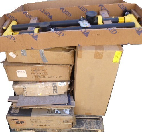 Pallet of Swing Set Parts and Accessories, Furniture and Misc
