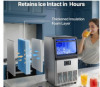 VEVOR Commercial Ice Maker Machine, 150 lbs/24h with 30 lbs Storage Capacity, Built-in/Freestanding/Under Counter, Stainless Steel Ice Maker with LED Display & Self-Cleaning, for Home Bar Restaurant new in box $599