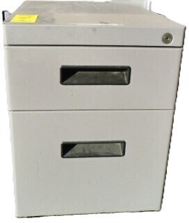 Haworth 2 drawer rolling file cabinet