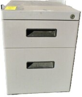 Haworth 2 drawer rolling file cabinet