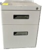 Haworth 2 drawer rolling file cabinet