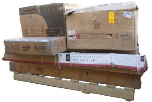 Pallet of furniture and misc.