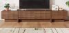 Ebern Designs 98'' TV Stand with Storage, Fluted Tv Console Cabinet, Mid Century Modern Entertainment Center, Wood Media Console for Living Room, Bedroom, New in Box $399