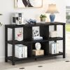 17 Stories Hulste 47" 6 Cube Storage Organizer Bookshelf, Black, New in Box $399