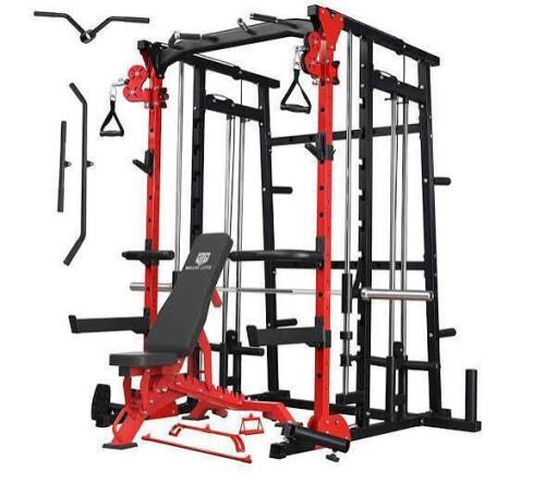 Major Fitness All-In-One Home Gym Smith Machine SML07 (4 Boxes) New In Box Factory Sealed $4299