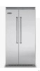 Viking Professional 42 Inch Counter Depth Built-In Side by Side Refrigerator with 25.32 Cu. Ft. Total Capacity, ProChill&trade; Temperature Management, Spillproof Plus&trade; Shelves, LED .New On Working $12999