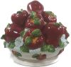 K Hand painted Fine Ceramicware Apple Plate Center Piece / K Fruit paradise Hand Painted Fine Ceramicware Bread Box New In Box Assorted $79