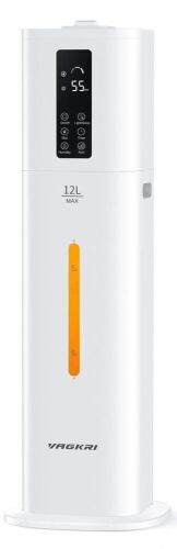 VAGKRI 12L Humidifier for Large Room, Last 120 Hours, Cover up to 1000ft&sup2;, Top Fill Ultrasonic Cool Mist Humidifier, 3 Mist Level, 24H Timer, Essential Oil Diffuser Humidifier For Bedroom, Home On Working $299