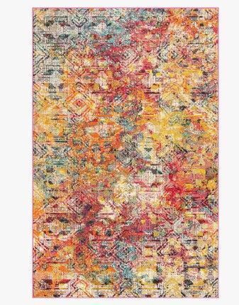 Rugs.com Washable Abstract Indoor Rug, 2'2" x 3' $99